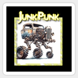 JunkPunk - Tripod Pickup - WelshDesigns Sticker